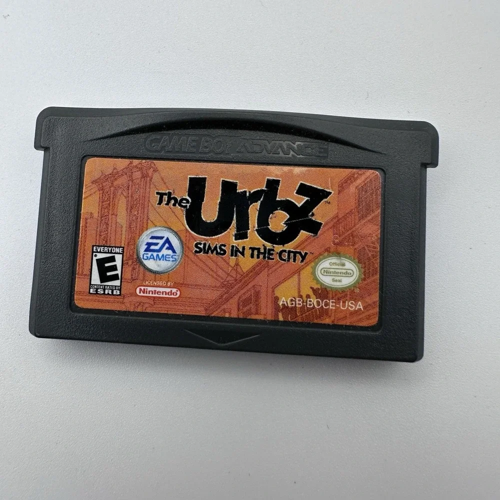 The Urbz Sims in the City Nintendo Game Boy Advance GBA EA Games AGB-BOCE-USA